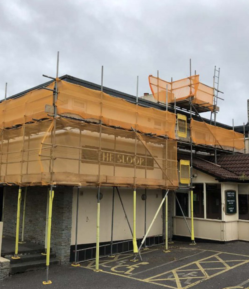 Commercial and Industrial scaffolding in Newton Abbot